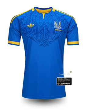 Camisa Seleção Ucrânia Azul 26/27 - Torcedor Adidas Masculina