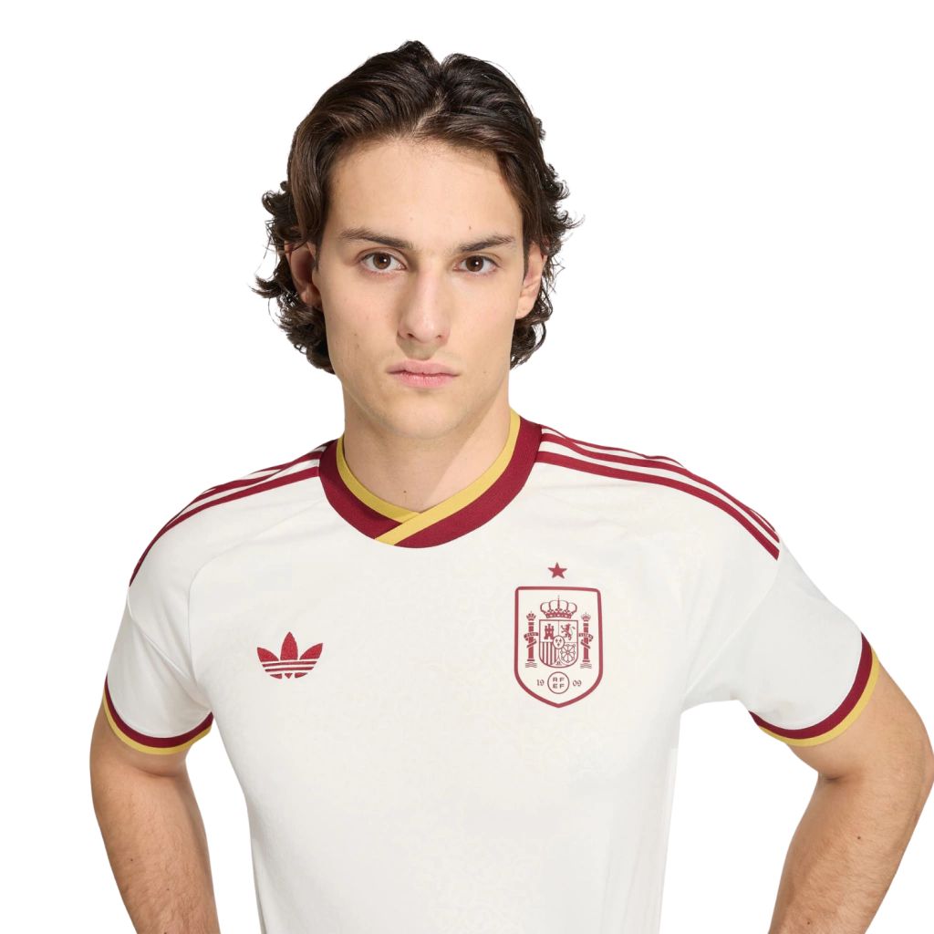 Camisa Seleção Espanha Branca 26/27 - Torcedor Adidas Masculina