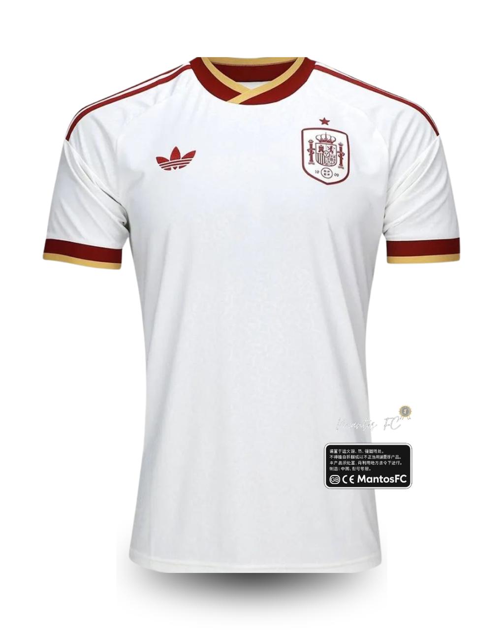 Camisa Seleção Espanha Branca 26/27 - Torcedor Adidas Masculina