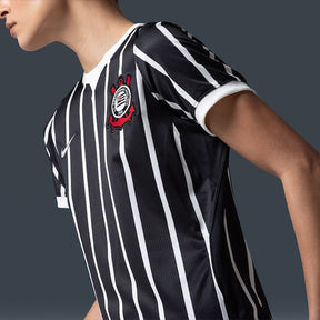 Camisa Corinthians II 26/27 - Torcedor Nike Feminina - Preto e Branco