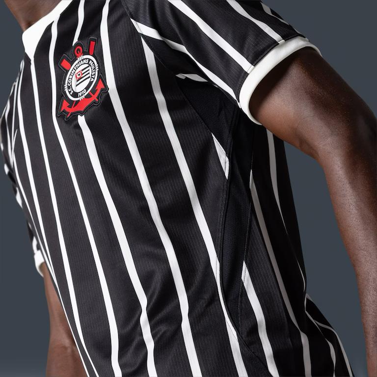 Camisa Corinthians II 26/27 - Torcedor Nike Masculina - Preta e branca