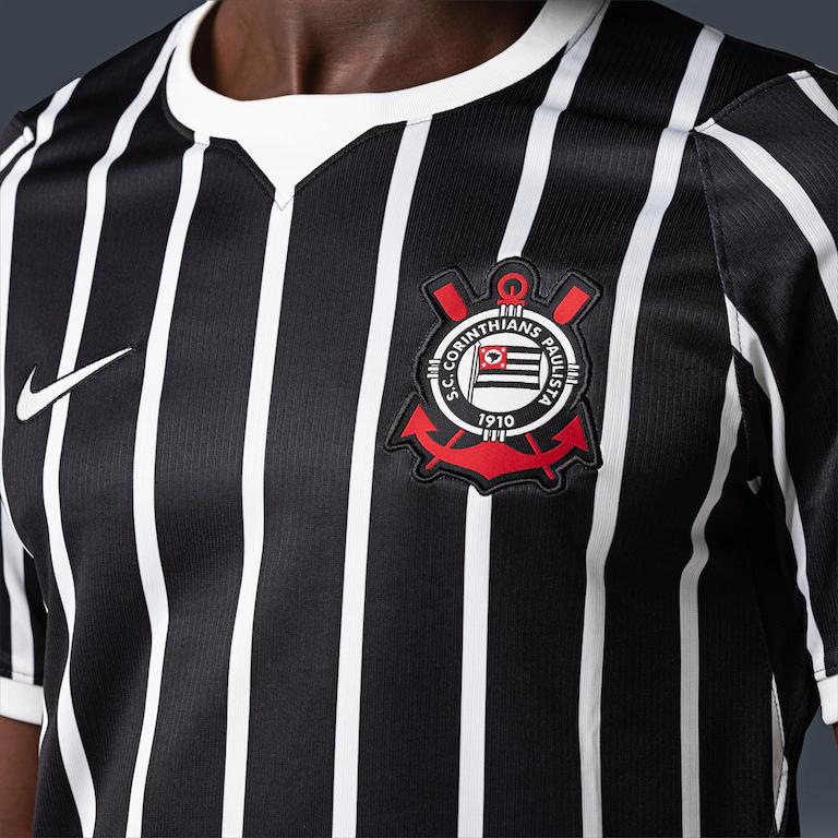 Camisa Corinthians II 26/27 - Torcedor Nike Masculina - Preta e branca