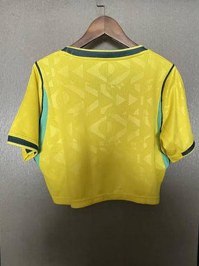 Camisa Seleção Brasileira I 26/27 AMARELA CROPPED - Torcedor Nike Feminina