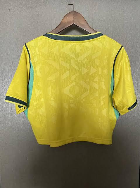 Camisa Seleção Brasileira I 26/27 AMARELA CROPPED - Torcedor Nike Feminina