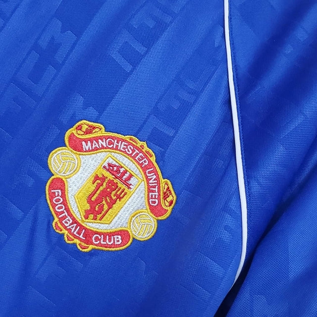 Camisa Manchester United Retrô 1988/1990 Azul - Adidas
