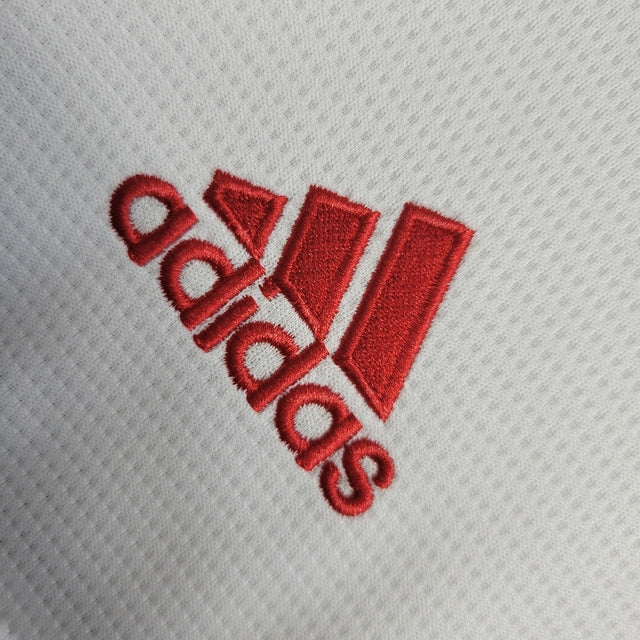 Camisa São Paulo II 22/23 Torcedor Masculina - Detalhes em preto e branco e vermelho
