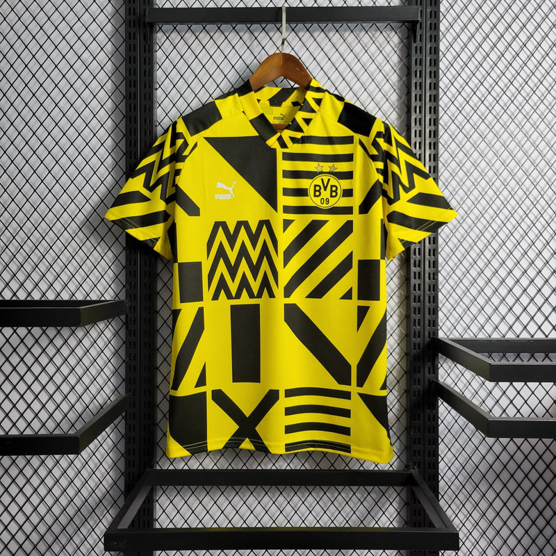Camisa Borussia Dortmund Treino Amerela 22/23 -o T Versãorcedor