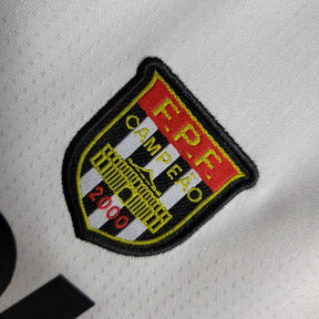 Camisa Retrô São Paulo I 2000 - Masculina Penalty - Branca com símbolo do Paulistão