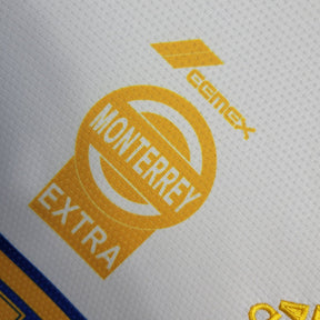 Camisa Tigres do México I 22/23 - Torcedor Adidas Masculina - Branca com detalhes em amarelo e azul