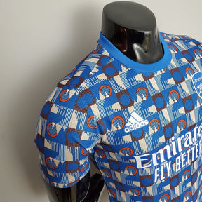 Camisa Arsenal TfL" 22/23 Jogador Adidas Masculina - Azul