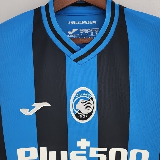 Camisa Atalanta I 22/23 Torcedor Masculina - Azul Preto