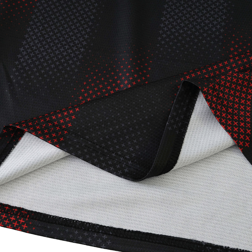 Camisa Bayer Leverkusen Home 2025/2026 New Balance Preta e Vermelha Torcedor Masculina