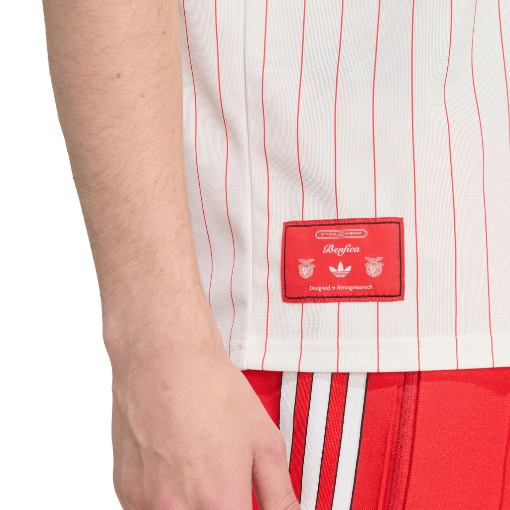 Camisa Benfica Originals Terrace Icons 2025/2026 Adidas Branca Masculina