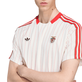 Camisa Benfica Originals Terrace Icons 2025/2026 Adidas Branca Masculina