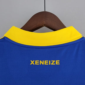 Camisa Boca Juniors Home 22/23 Torcedor Adidas Masculina - Azul e Amarela