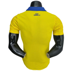 Camisa Boca Juniors Third 22/23 Jogador Adidas Masculina - Amarelo e Azul
