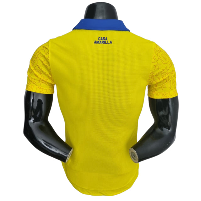 Camisa Boca Juniors Third 22/23 Jogador Adidas Masculina - Amarelo e Azul