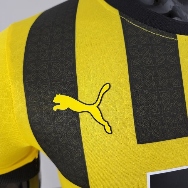 Camisa Borussia Dortmund I 22/23 - Jogador Puma Masculina - Amarela e preta