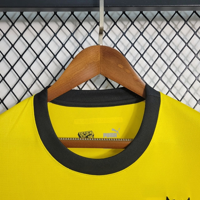 Camisa Borussia Dortmund I 23/24 - Torcedor Puma Masculina - Amarela