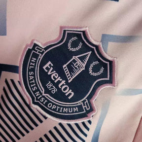 Camisa Everton Away 22/23 Torcedor Hummel Masculina - Rosa