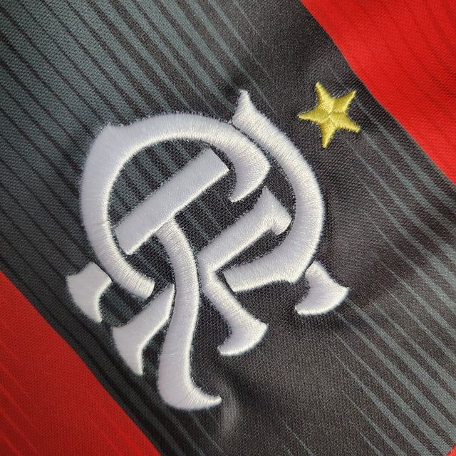 Camisa Flamengo I 23/24 - Feminina Adidas - Vermelho e Preto