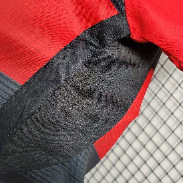 Camisa Flamengo I 23/24 - Feminina Adidas - Vermelho e Preto