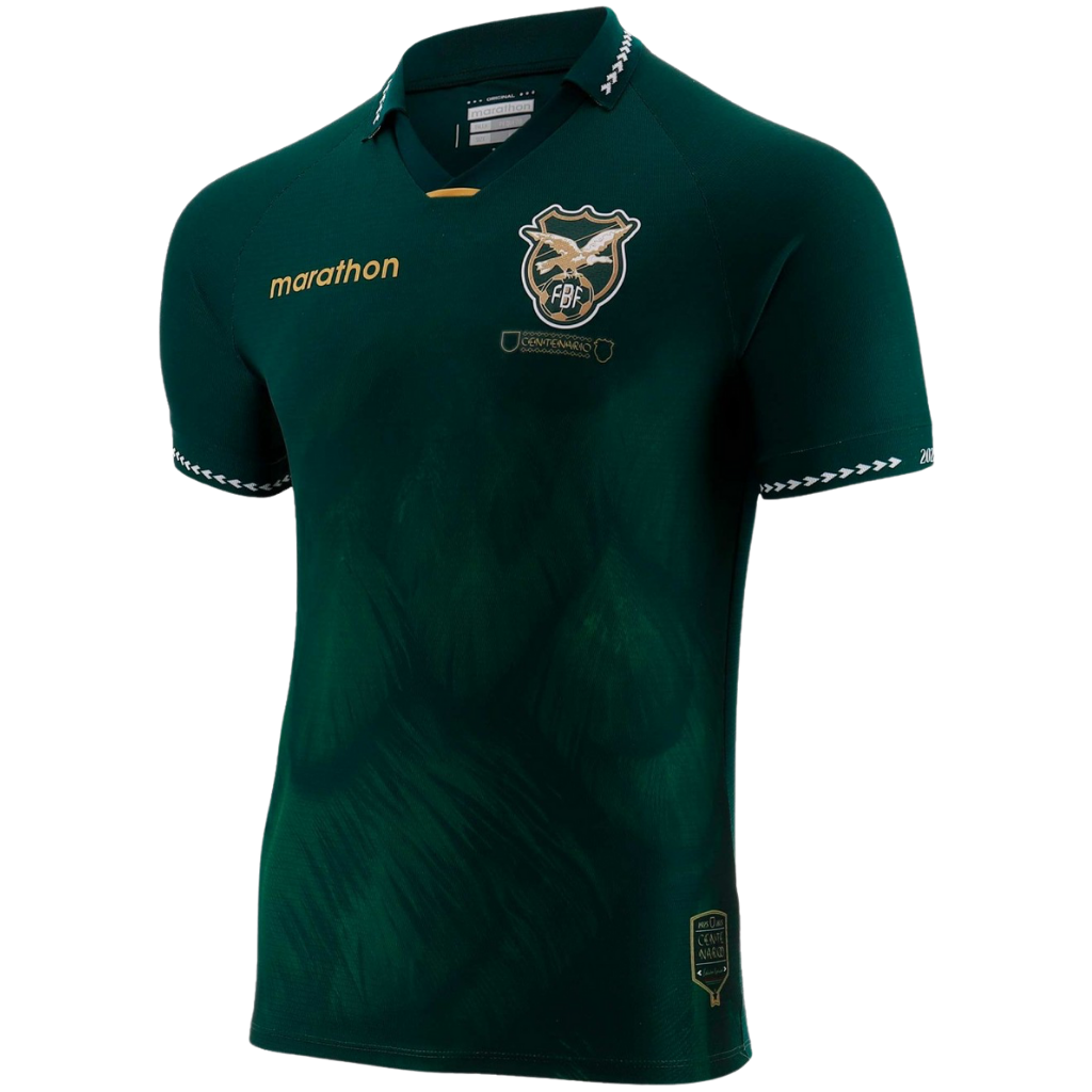Camisa Bolívia Home Centenário 2025/2026 Marathon Verde Torcedor Masculina