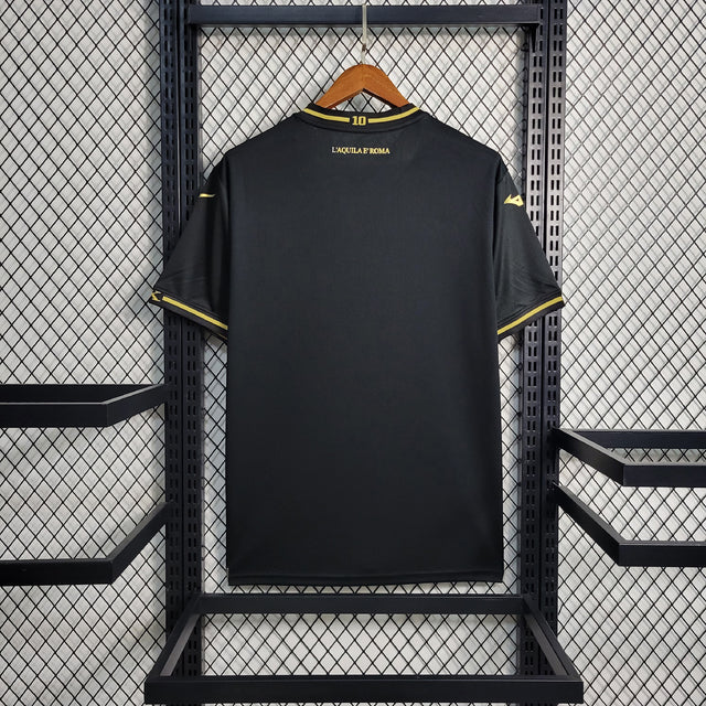 Camisa Lazio 50 Anos 23/24 - Torcedor Mizuno Masculina - Preta