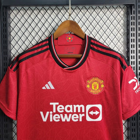Camisa Manchester United Home 23/24 - Torcedor Adidas Masculina - Vermelho