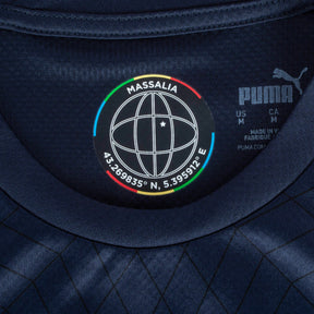 Camisa Marseille Away 22/23Torcedor Puma Masculina - Azul marinho