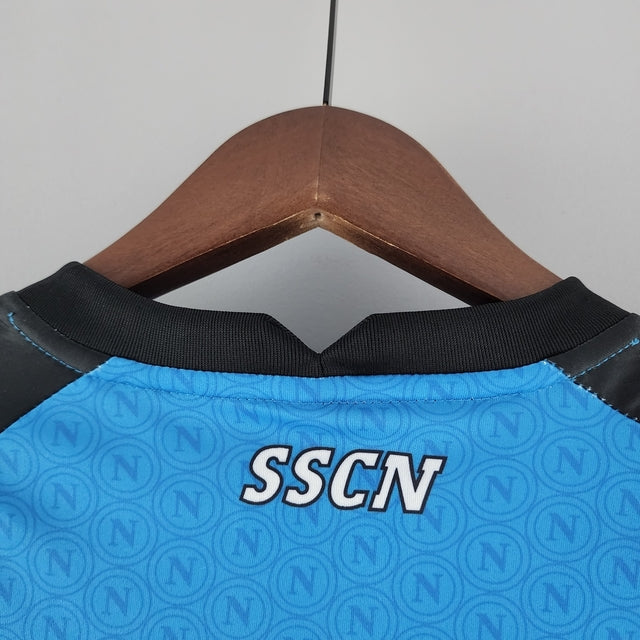 Camisa Napoli I 22/23 - Torcedor EA7 Masculina - Azul