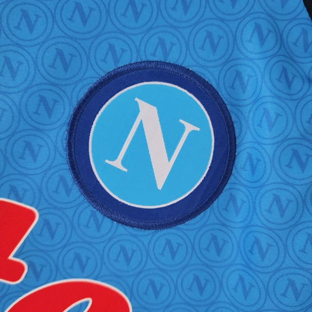 Camisa Napoli I 22/23 - Torcedor EA7 Masculina - Azul