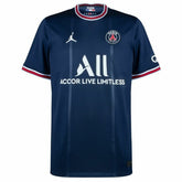 Camisa Paris Saint-Germain I 21/22 - Torcedor Nike Masculina - Azul com detalhes em vermelho e branco