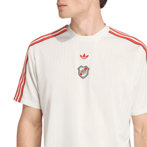 Camisa River Plate Originals Terrace Icons 2025/2026 Adidas Branca Masculina