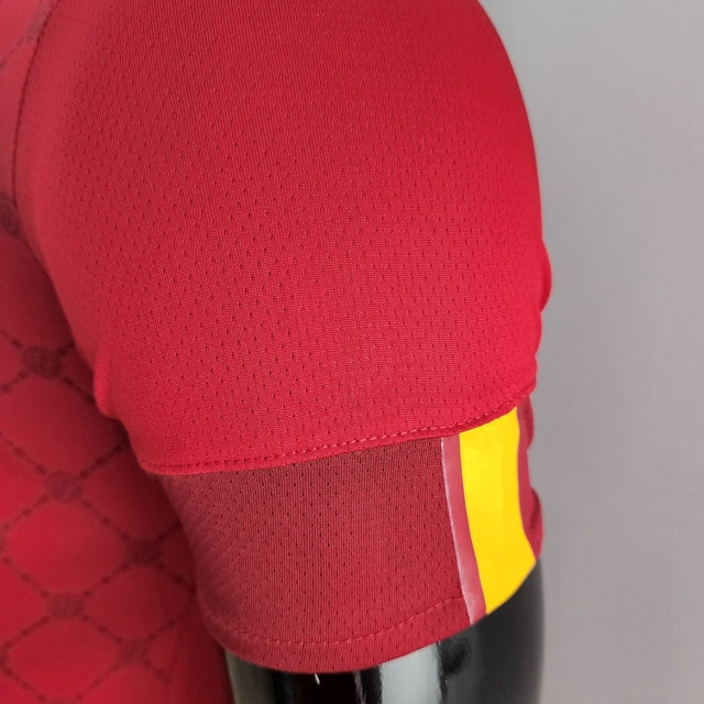 Camisa Roma I 22/23 - Jogador New Balance Masculina - Vermelha