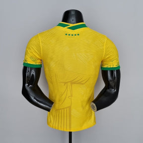 Camisa Seleção Brasileira Edição Especial Cristo Redentor Jogador Nike Masculina - Amarela