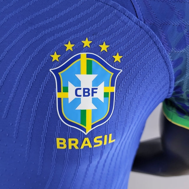 Camisa Seleção Brasileira II 2022 Jogador Nike Masculina - Azul