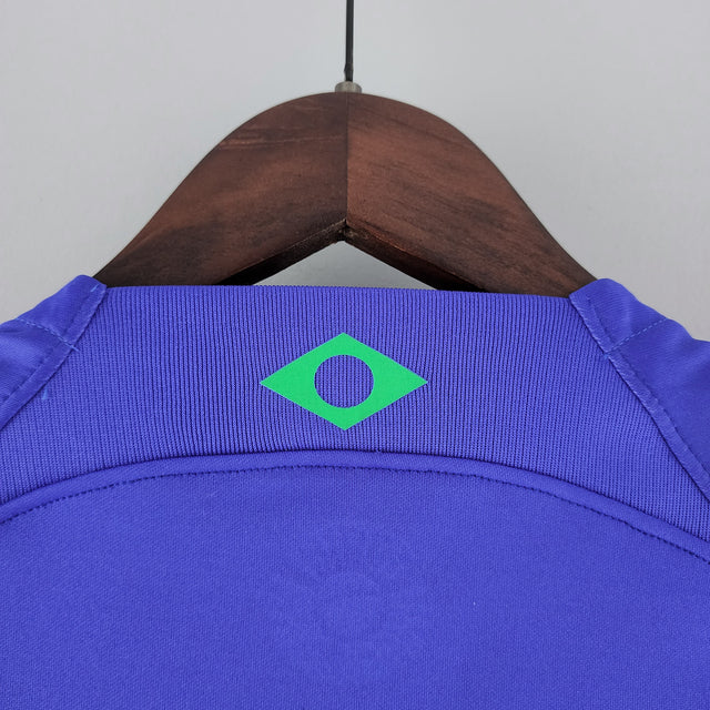Camisa Seleção Brasileira II 2022 - Torcedor Nike Feminina - Azul