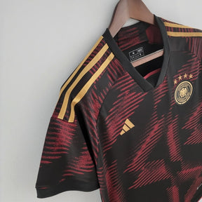Camisa Seleção da Alemanha II 22/23 - Torcedor Adidas Masculina - Bordô e preta