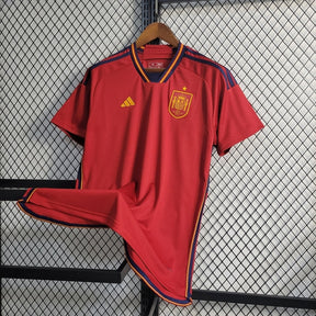 Camisa Seleção da Espanha I 22/23 - Torcedor Adidas Masculina - Vermelha