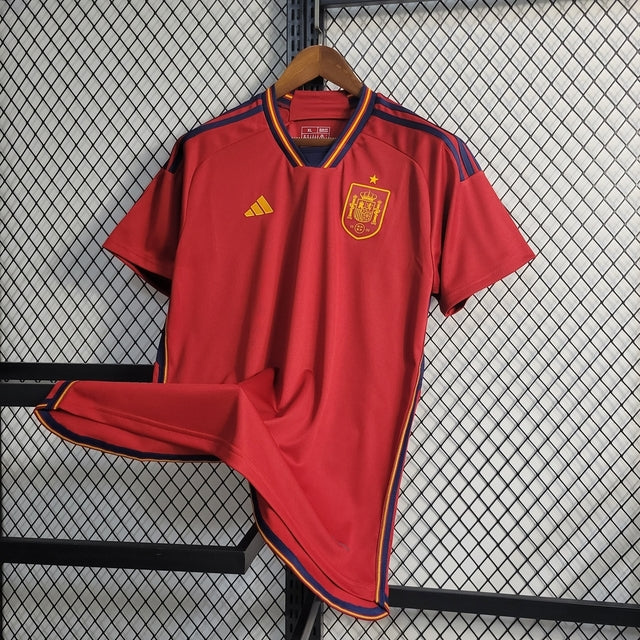 Camisa Seleção da Espanha I 22/23 - Torcedor Adidas Masculina - Vermelha