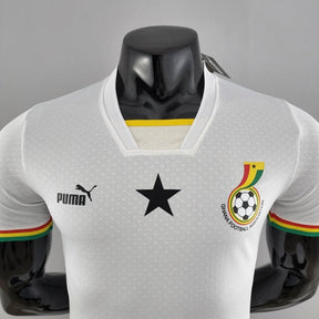 Camisa Seleção da Gana Home 22/23 Jogador Puma Masculina - Branca