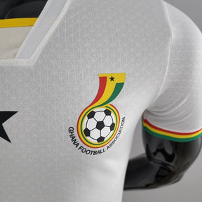 Camisa Seleção da Gana Home 22/23 Jogador Puma Masculina - Branca