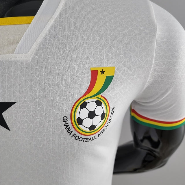 Camisa Seleção da Gana Home 22/23 Jogador Puma Masculina - Branca