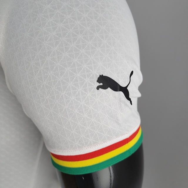Camisa Seleção da Gana Home 22/23 Jogador Puma Masculina - Branca