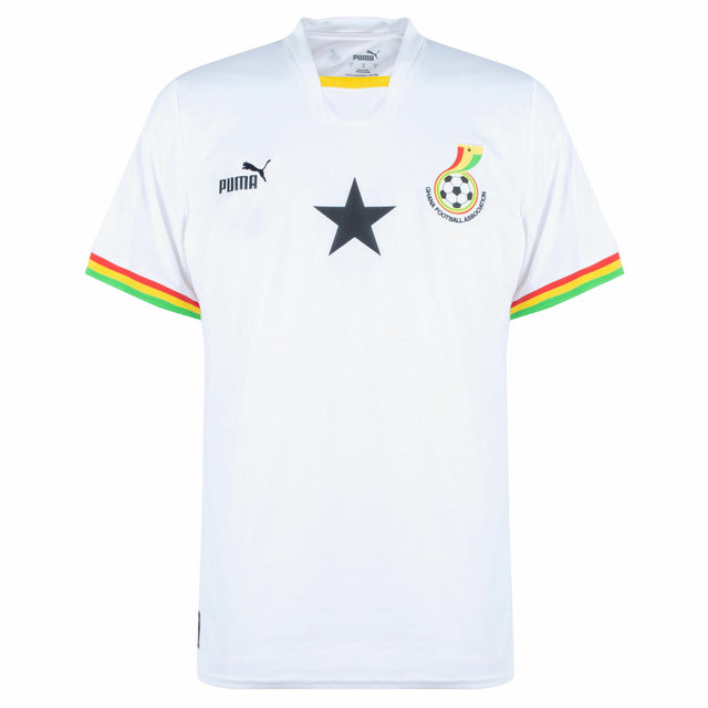 Camisa Seleção da Gana Home 22/23 Torcedor Puma Masculina - Branca