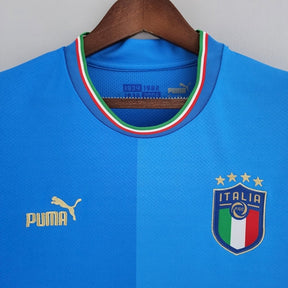 Camisa Seleção da Itália I 22/23 - Torcedor Puma Masculina - Azul
