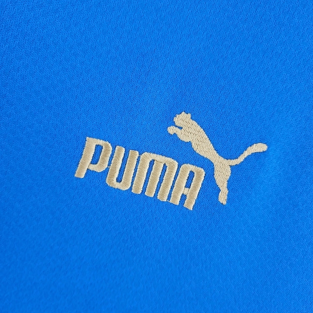Camisa Seleção da Itália I 22/23 - Torcedor Puma Masculina - Azul