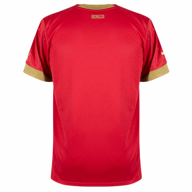 Camisa Seleção da Sérvia Home 22/23 Torcedor Puma Masculina - Vermelha