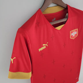 Camisa Seleção da Sérvia Home 22/23 Torcedor Puma Masculina - Vermelha